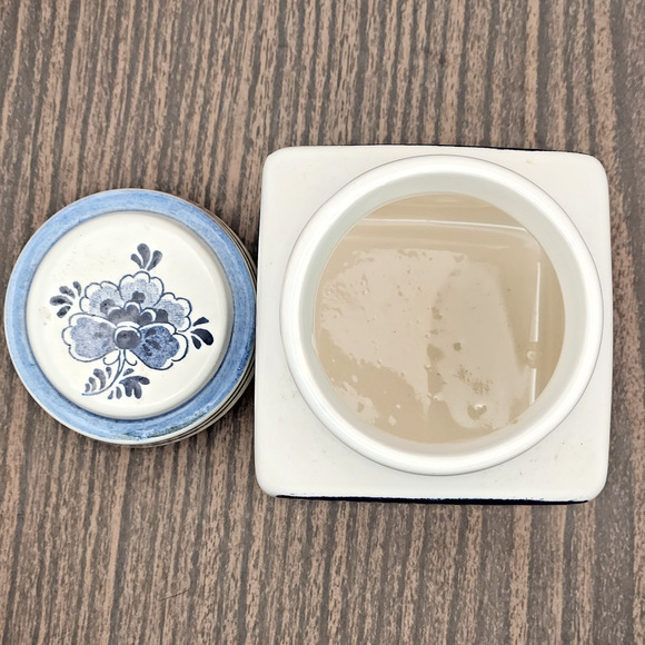 Delft Blauw Handpainted Spice Jar 5" Dutch Windmill Scene – Made in Holland - Picture 7 of 10